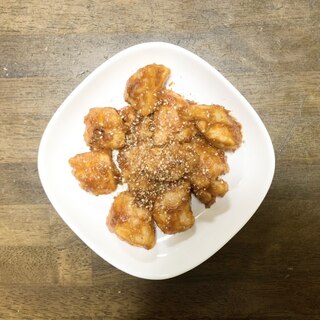 おつまみレシピ　鶏肉レシピ　ヤムニョムチキン